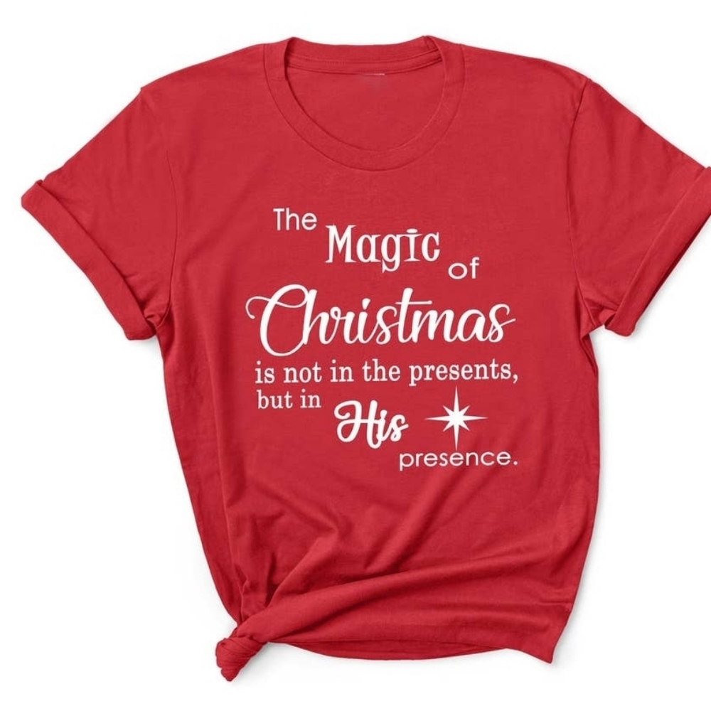 Women's Red Christmas T-shirt